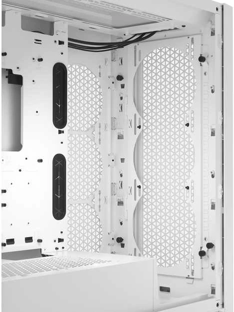 Corsair Frame 5000D PC-kompiuterio korpusas, Midi-Tower, E-ATX, Tempered Glass – baltos spalvos