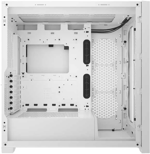 Corsair Frame 5000D PC-kompiuterio korpusas, Midi-Tower, E-ATX, Tempered Glass – baltos spalvos