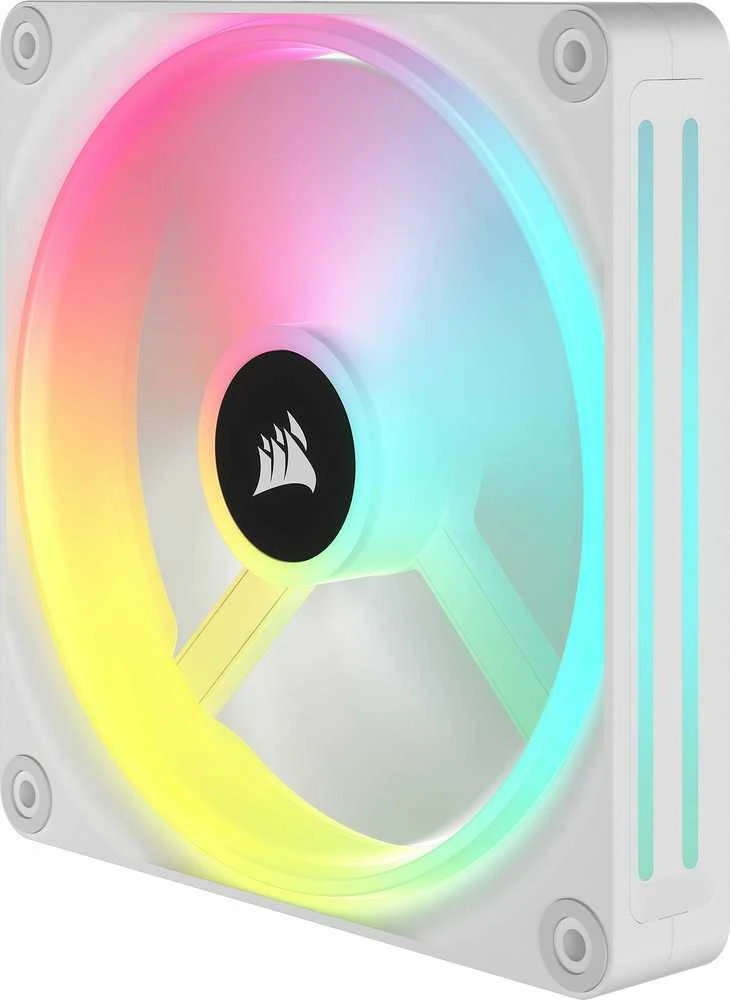 CORSAIR iCUE LINK QX140 RGB Baltas 140 mm magnetinio kupolo ventiliatorius, vienas