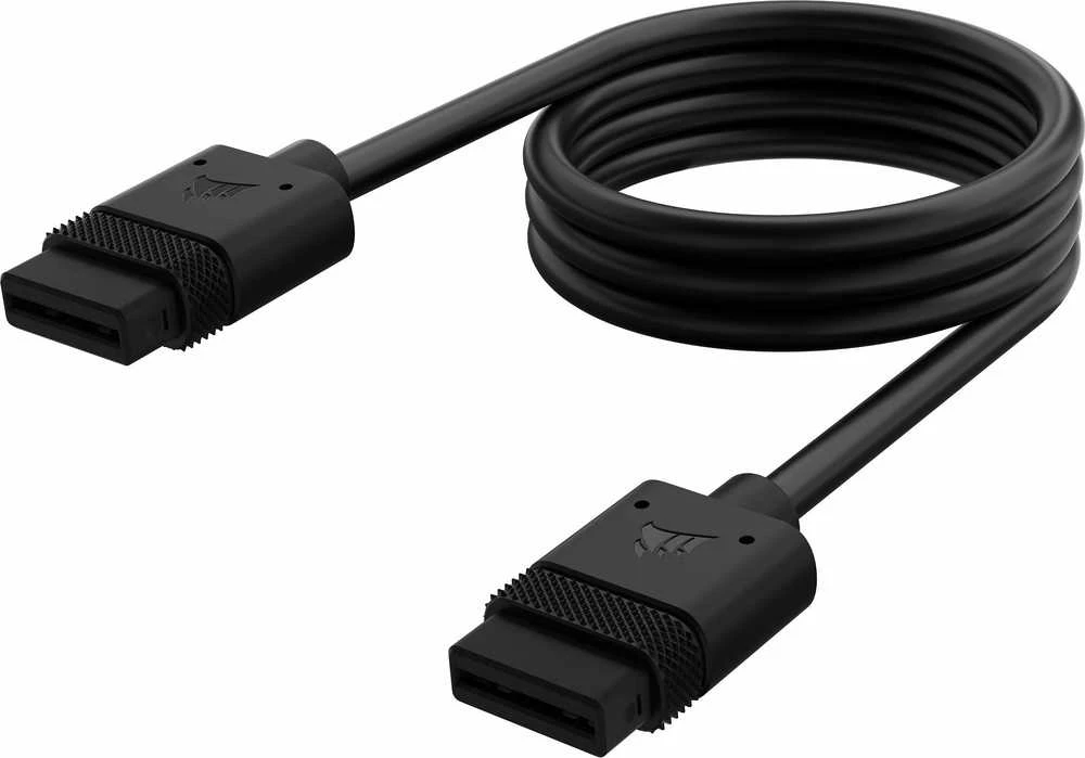 Corsair iCUE LINK QX140 RGB Series, PWM korpuso ventiliatorius, 2er Pack su RGB valdikliu- 140mm, juodos spalvos, Starter Kit