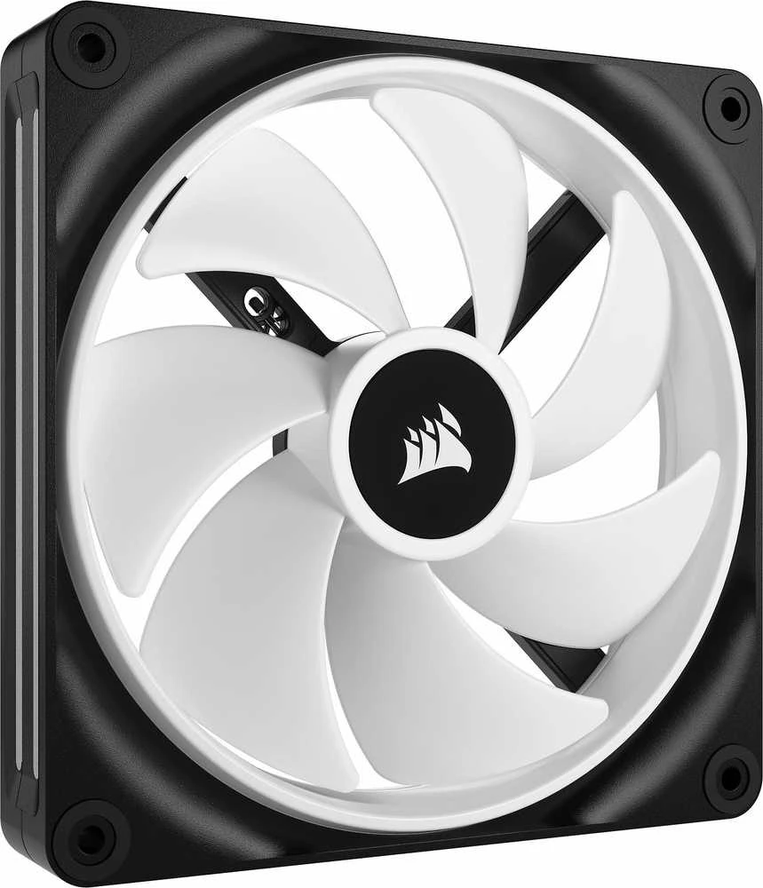 Corsair iCUE LINK QX140 RGB Series, PWM korpuso ventiliatorius, 2er Pack su RGB valdikliu- 140mm, juodos spalvos, Starter Kit