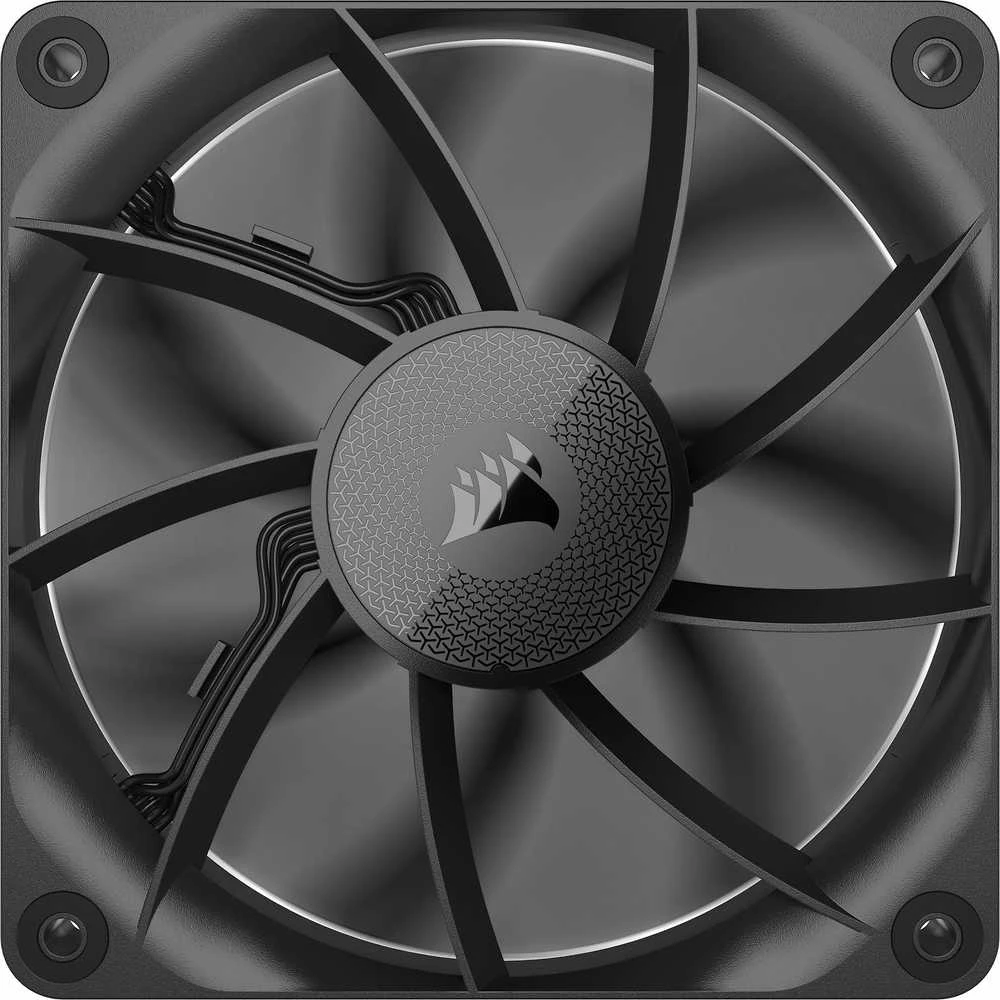 Corsair iCUE LINK RX120 Series, PWM korpuso ventiliatorius 3er Pack - 120 mm, juodos spalvos