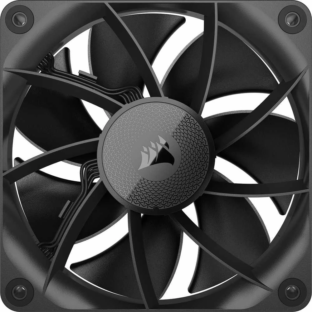 Corsair iCUE LINK RX120 Series, PWM korpuso ventiliatorius 3er Pack - 120 mm, juodos spalvos