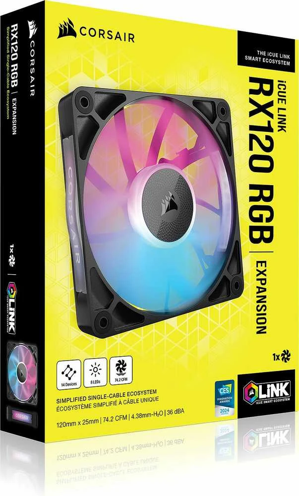 Corsair iCUE LINK RX120 RGB Juodas CO-9051017-WW