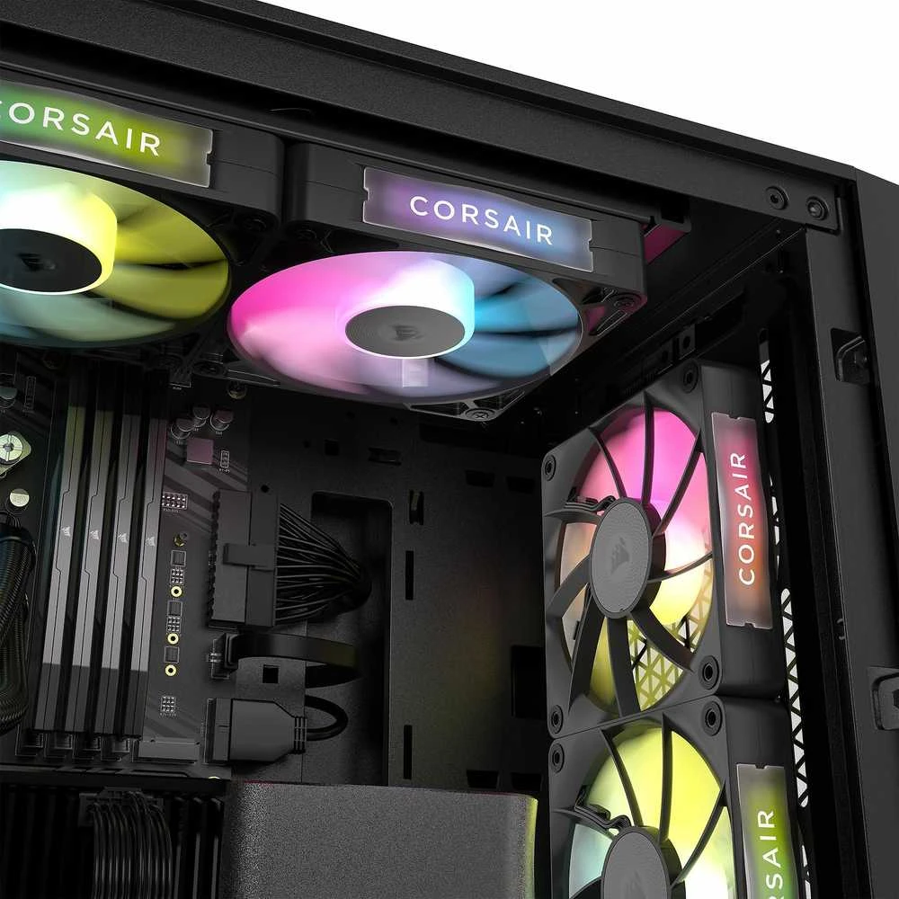 Corsair iCUE LINK RX120 RGB Juodas – 3 pakuotės CO-9051018-WW