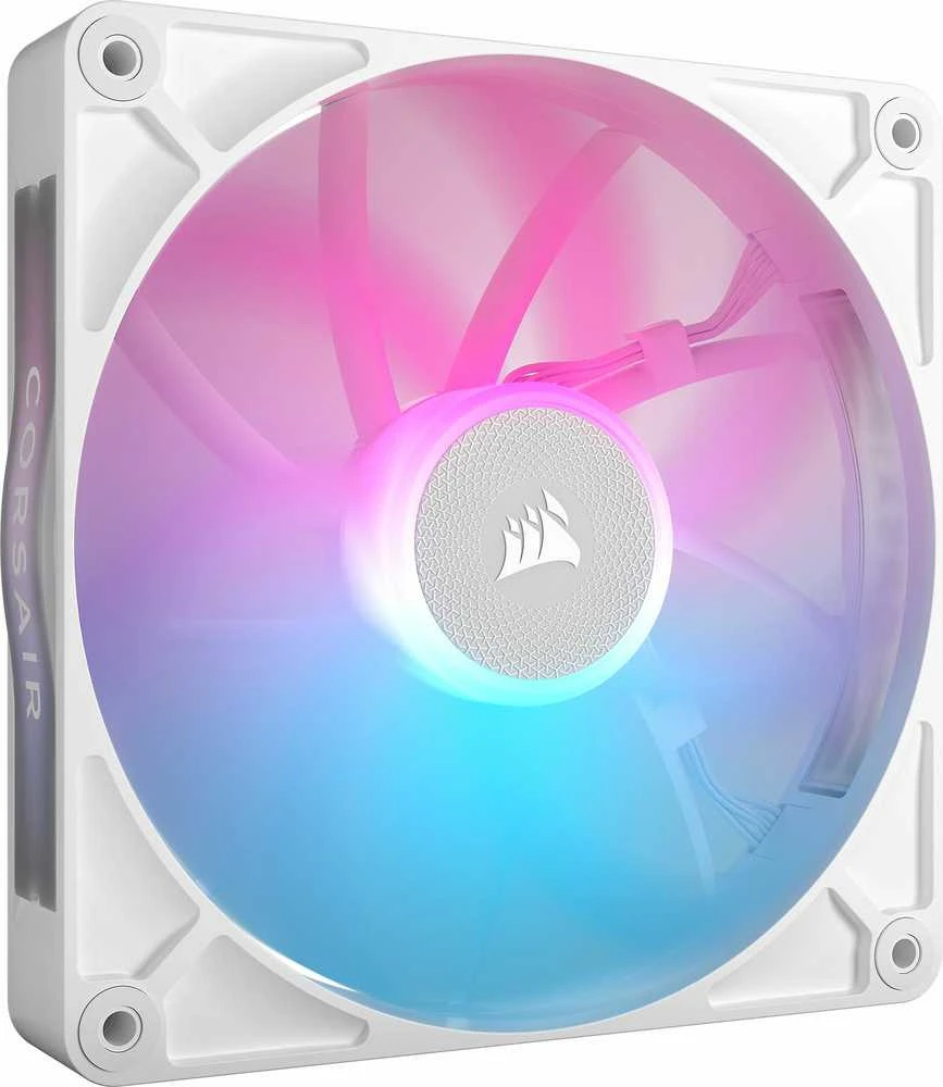Corsair iCUE LINK RX140 RGB Series, PWM korpuso ventiliatorius – 140mm, baltos spalvos