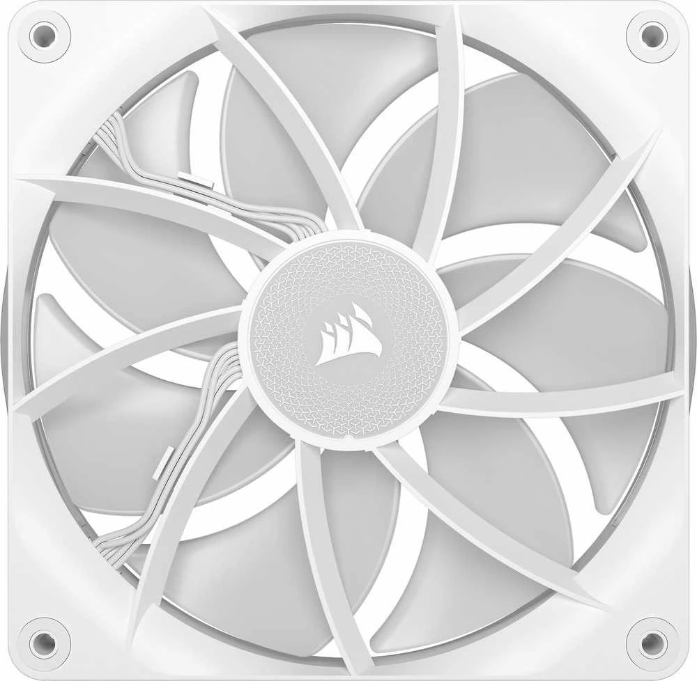 Corsair iCUE LINK RX140 RGB Series, PWM korpuso ventiliatorius – 140mm, baltos spalvos
