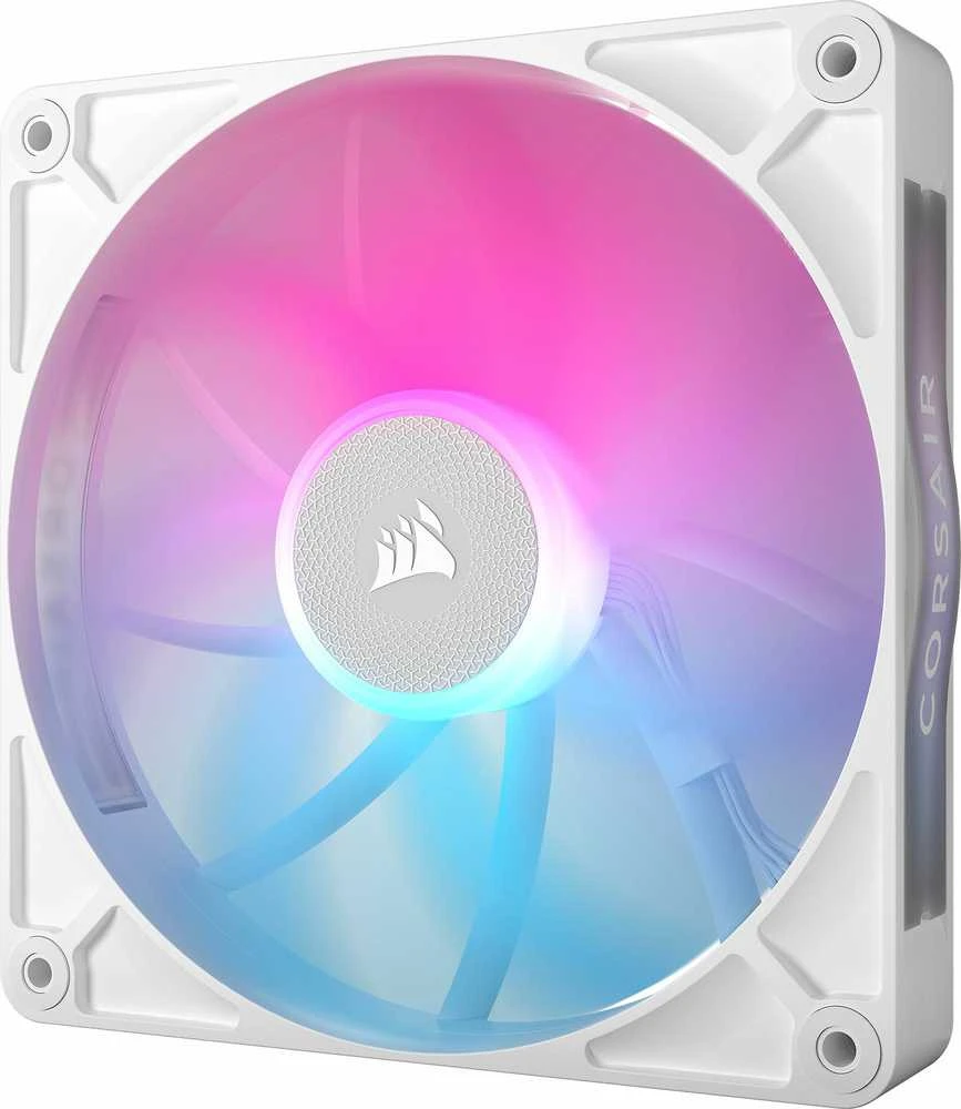 Corsair iCUE LINK RX140 RGB Series, PWM korpuso ventiliatorius – 140mm, baltos spalvos