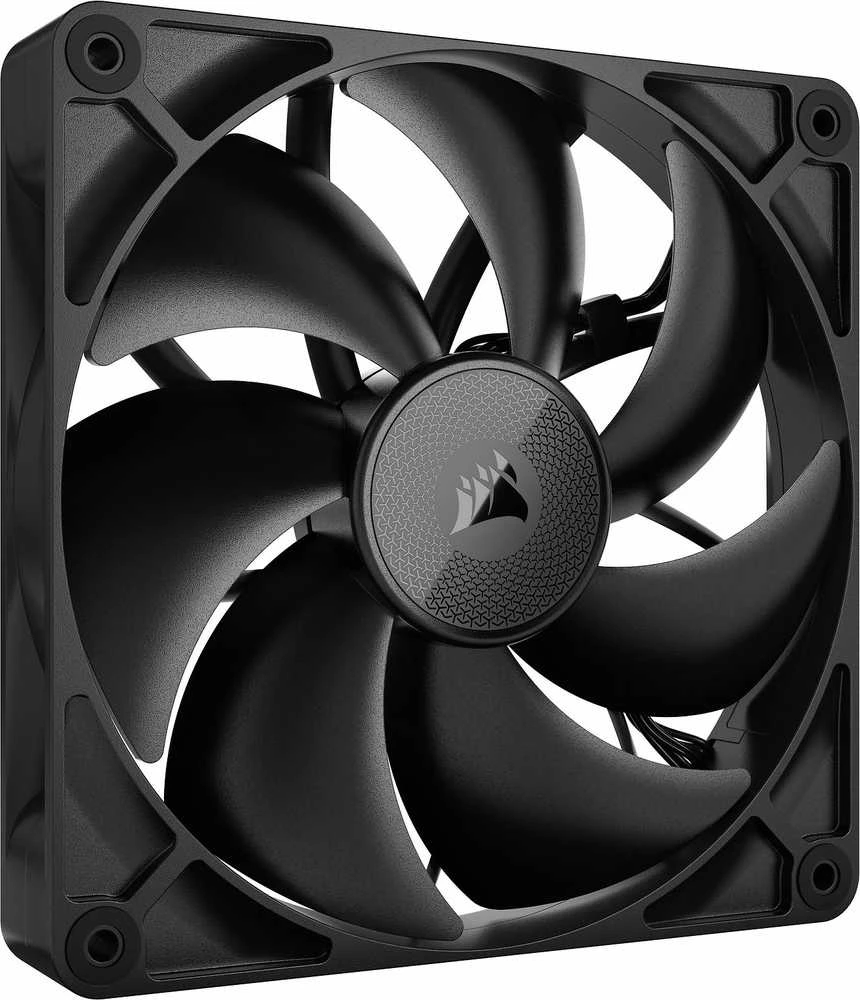 Corsair iCUE LINK RX140 Series, PWM korpuso ventiliatorius 2er Pack – 140mm, juodos spalvos