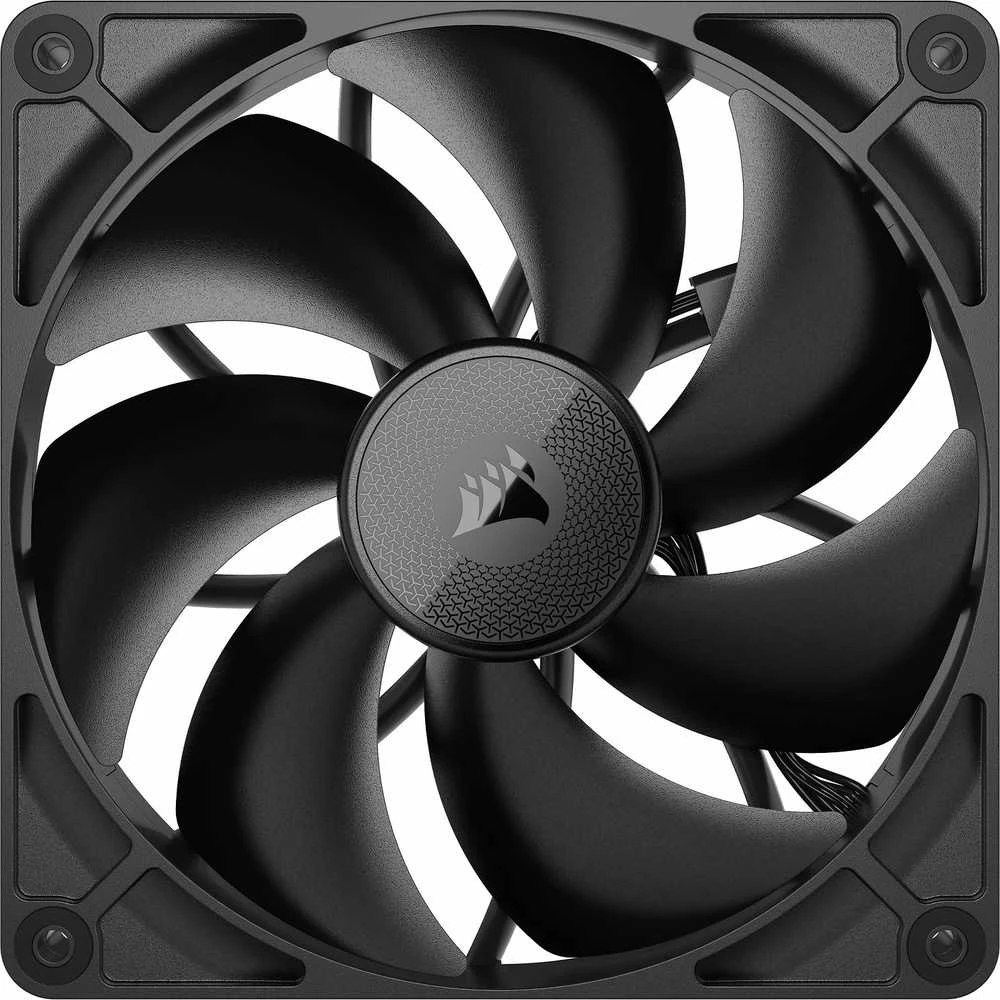 Corsair iCUE LINK RX140 Series, PWM korpuso ventiliatorius 2er Pack – 140mm, juodos spalvos