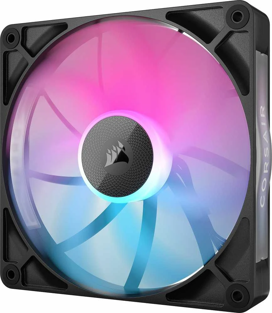 Corsair iCUE LINK RX140 RGB Series, PWM fan – 140mm, juodas
