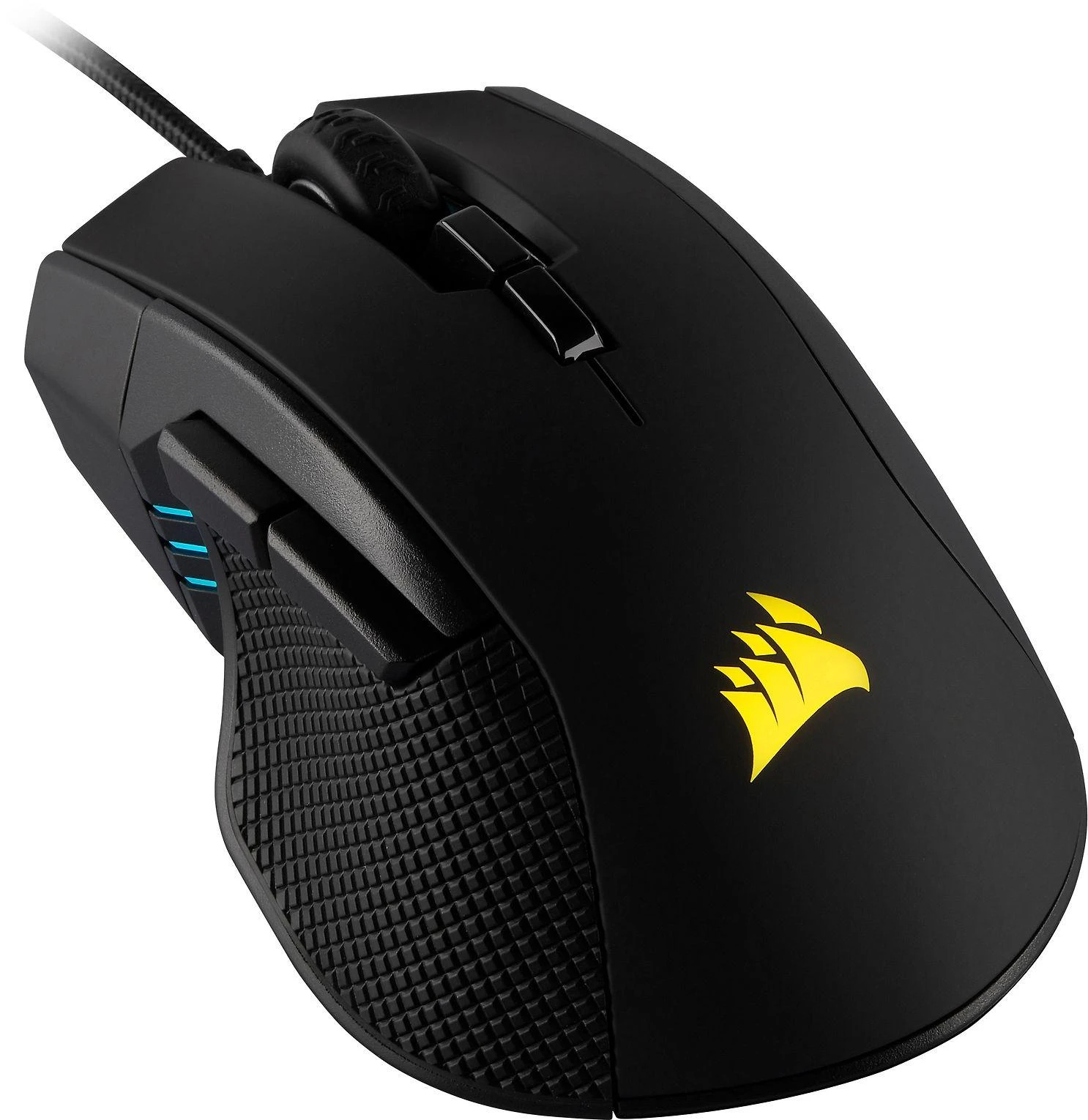 Corsair Ironclaw FPS/MOBA žaidimų pelė, Juoda