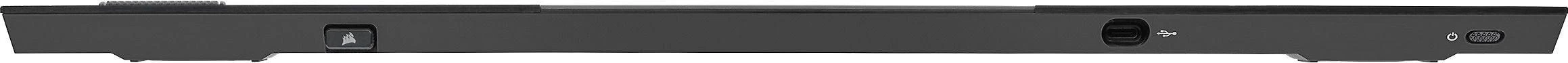 Corsair Klaviatūra | K100 AIR | Mechaninė klaviatūra žaidimams | Wireless/su laidu | Nordic | Bluetooth | Juodas | USB Type-A | CHERRY MX Ultra LP TACTILE