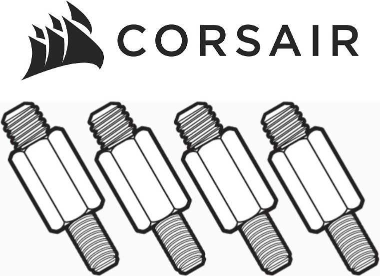 „Corsair Elite Capellix“ tvirtinimo rinkinys – „Intel LGA 1700“.