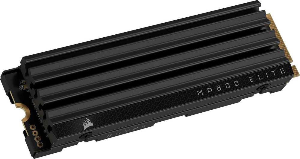 Corsair MP600 Elite NVMe SSD, PCIe 4.0 M.2 Typ 2280 - 1 TB mit Kühlkörper