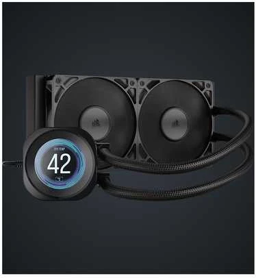 CORSAIR NAUTILUS 240 RS aušintuvas su LCD ekranu