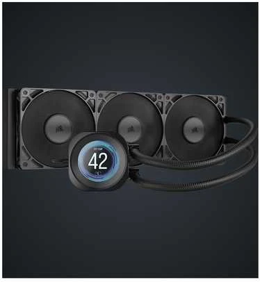 Corsair Nautilus RS 360 LCD ARGB Complete Vanduo Cooling – 360 mm, juodas