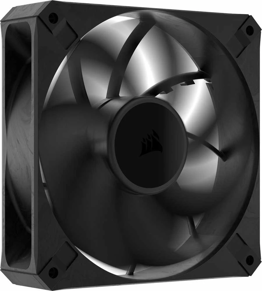 Corsair RS120 MAX ventiliatorius, juodas 120 mm