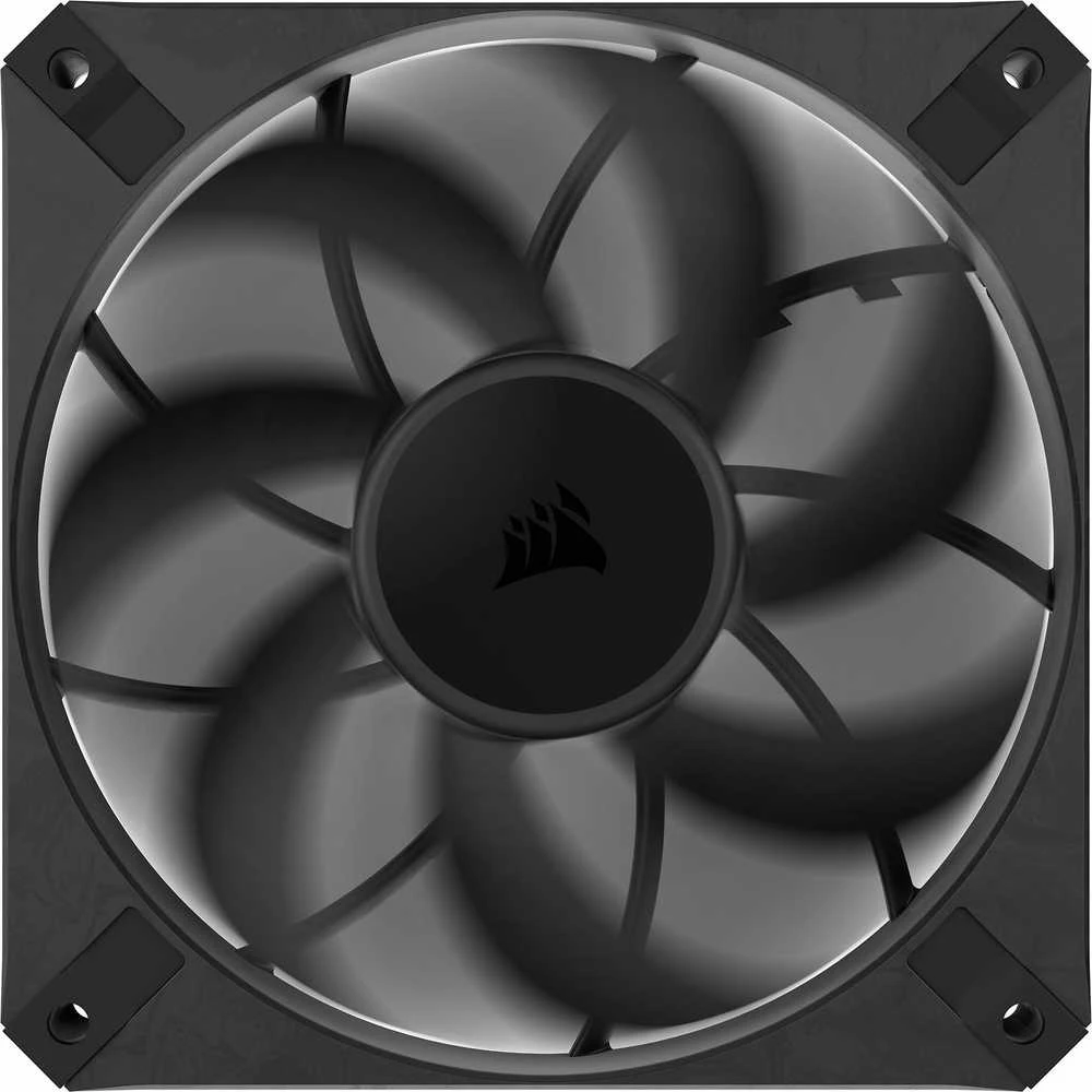 Corsair RS120 MAX ventiliatorius priekiniu kampu