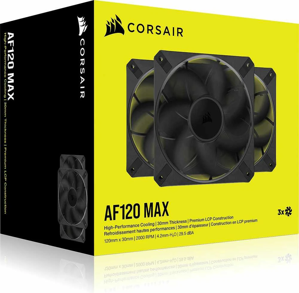 Corsair RS120 MAX 120 mm PWM trigubas juodas CO-9050171-WW