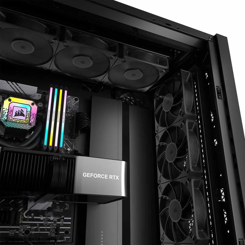 Corsair RS Series RS140 Max PWM korpuso ventiliatorius – 140mm, juodos spalvos