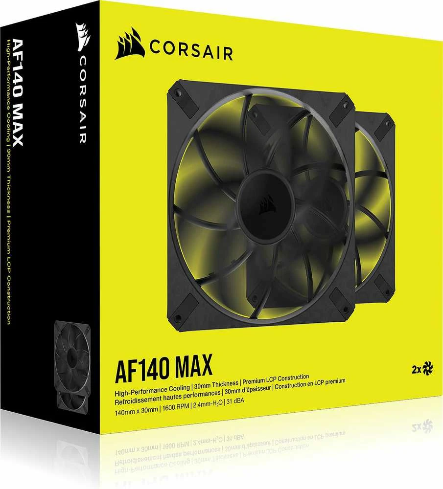 Corsair RS120 MAX 140 mm PWM Dual Juodas CO-9050175-WW