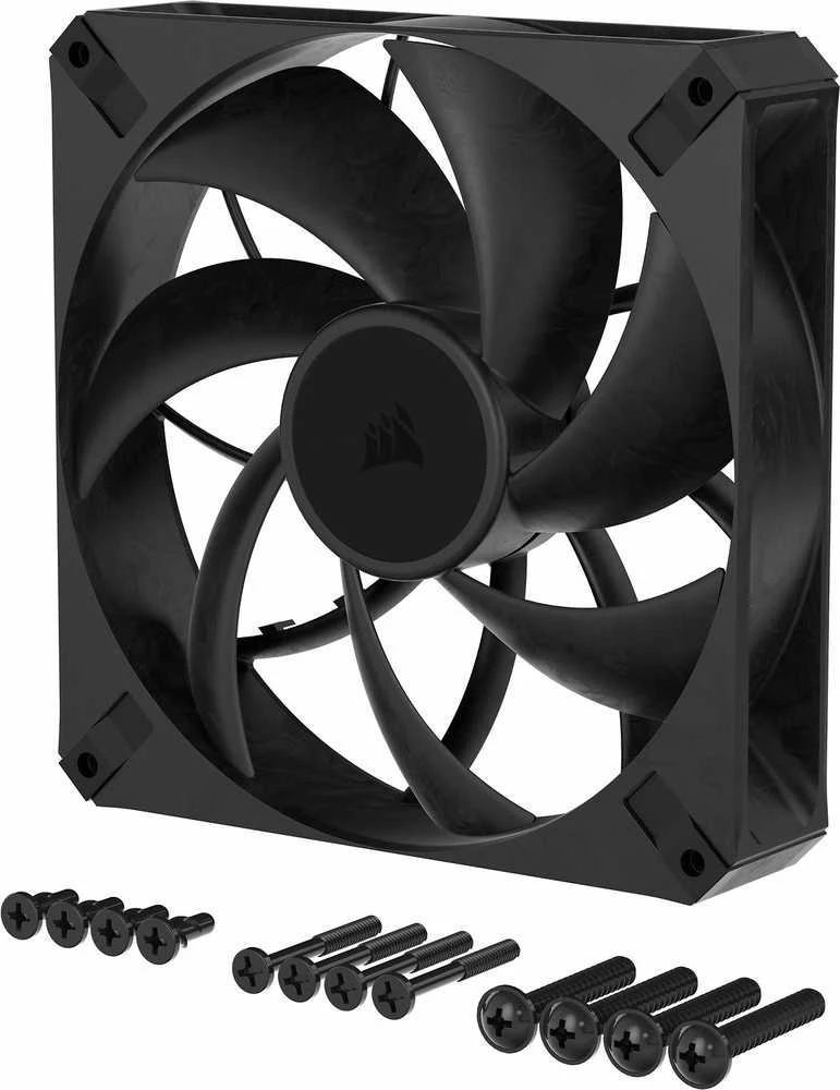 Corsair RS Series RS140 Max PWM korpuso ventiliatorius – 140mm, juodos spalvos
