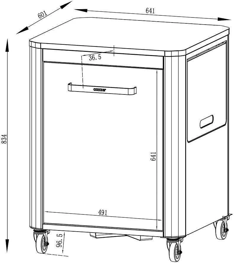 Cozze Outdoor Kitchen -pöytä