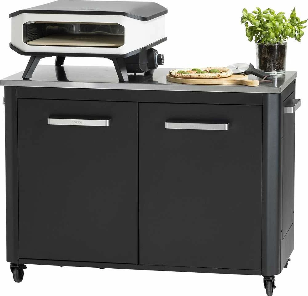 Cozze Outdoor Kitchen -ulkokeittiö / pöytä, kahdella ovella