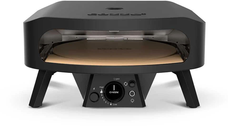 Dujinė picos krosnis Cozze Rotate 17 Classic Black Edition