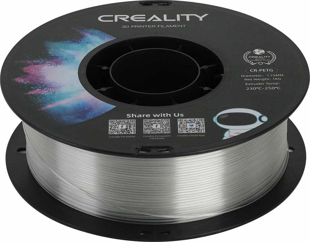 Creality CR-PETG - 1,75mm - 1kg - Skaidrus