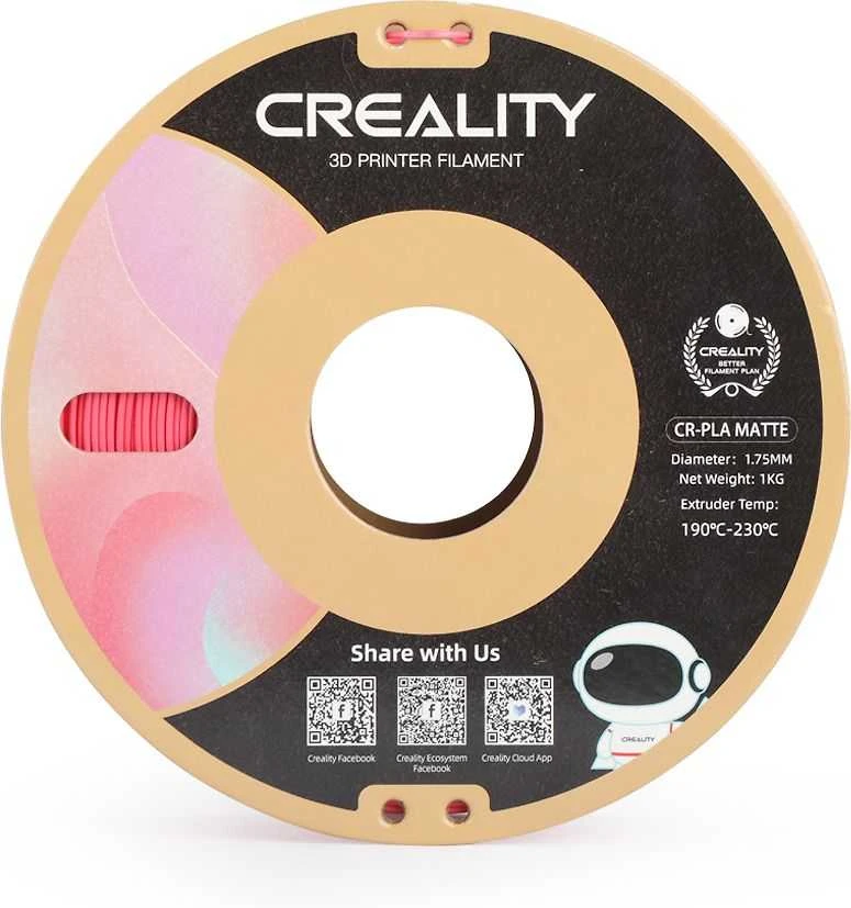 Creality CR-PLA Matte - 1.75mm - 1kg - Strawberry Raudona