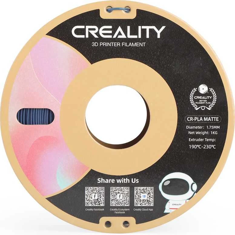 Creality CR-PLA Matte - 1.75mm - 1kg - Navy Mėlyna