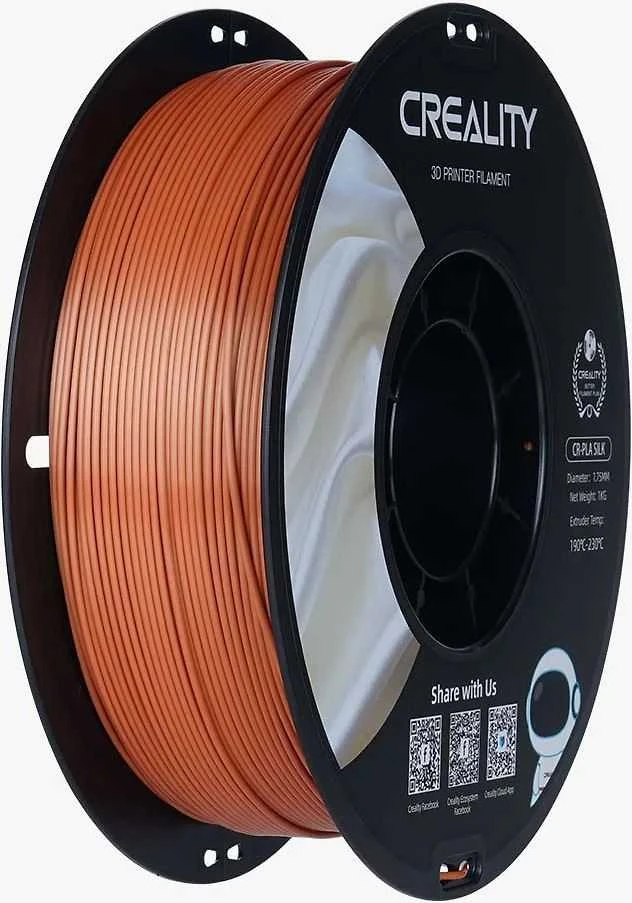 Creality CR-PLA Silk - 1,75mm - 1kg - Raudona Copper