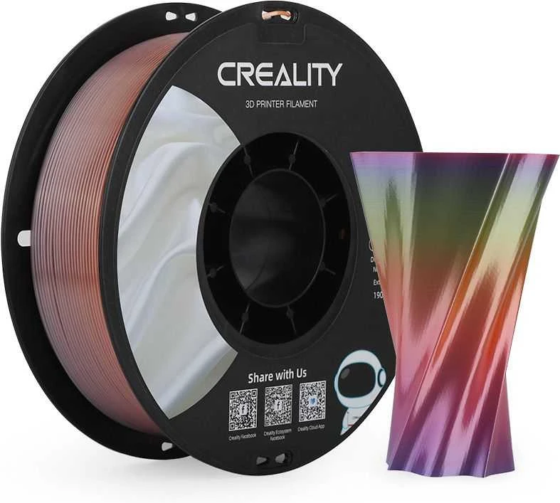 Creality CR-PLA Silk - 1,75mm - 1kg - Vaivorykštė