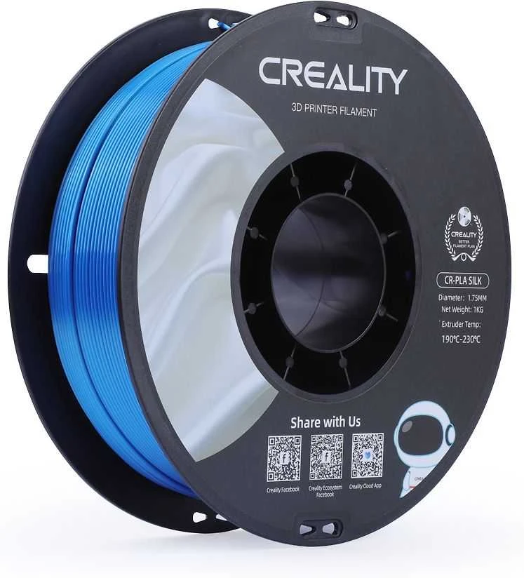 Creality CR-PLA Silk - 1.75mm - 1kg - Mėlynas