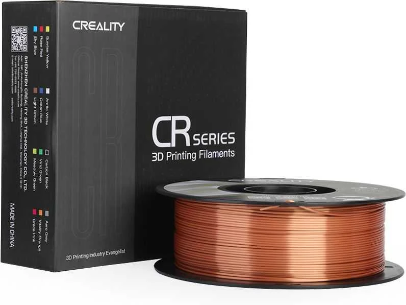 Creality CR-PLA Silk - 1,75mm - 1kg - Raudona Copper