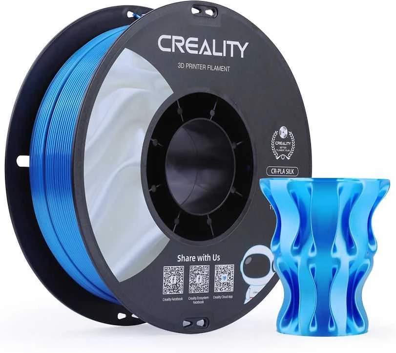 Creality CR-PLA Silk - 1.75mm - 1kg - Mėlynas