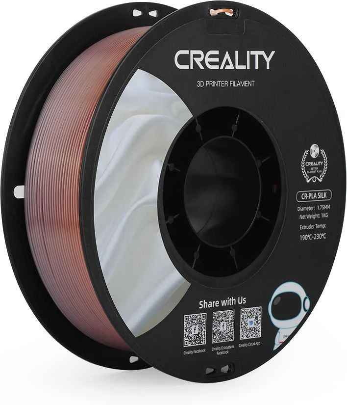 Creality CR-PLA Silk - 1,75mm - 1kg - Vaivorykštė