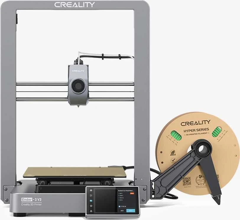 Ender-3 V3 3D spausdintuvas su gijos laikikliu