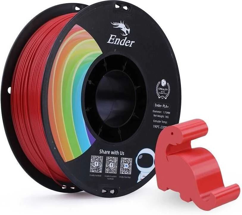 Creality Ender - PLA+ - 1.75mm - 1kg - Raudonas