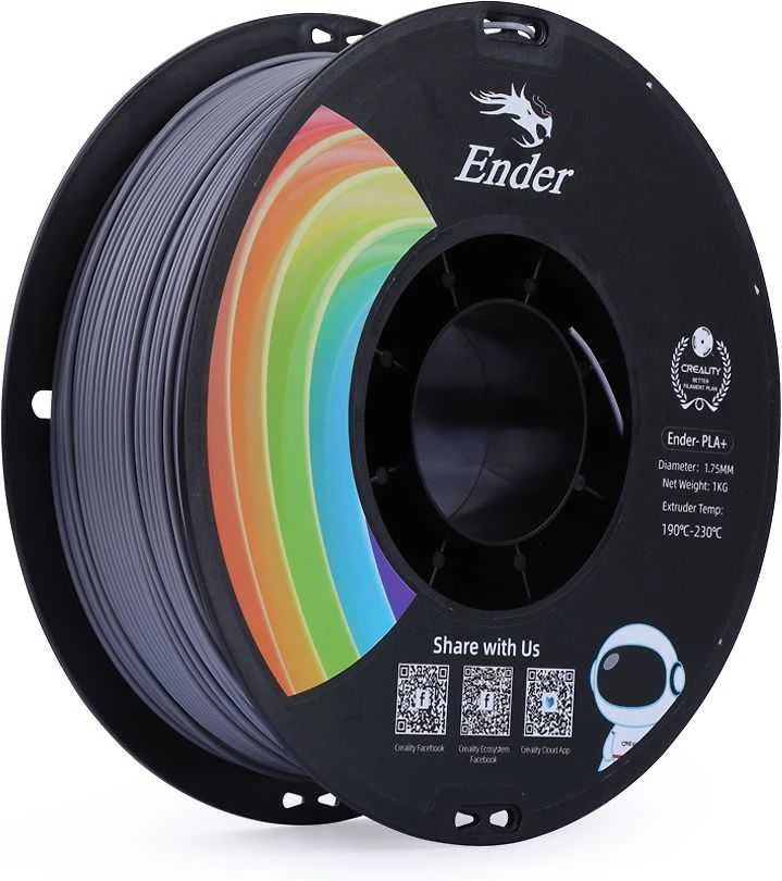 Creality Ender - PLA+ - 1.75mm - 1kg - Pilkas