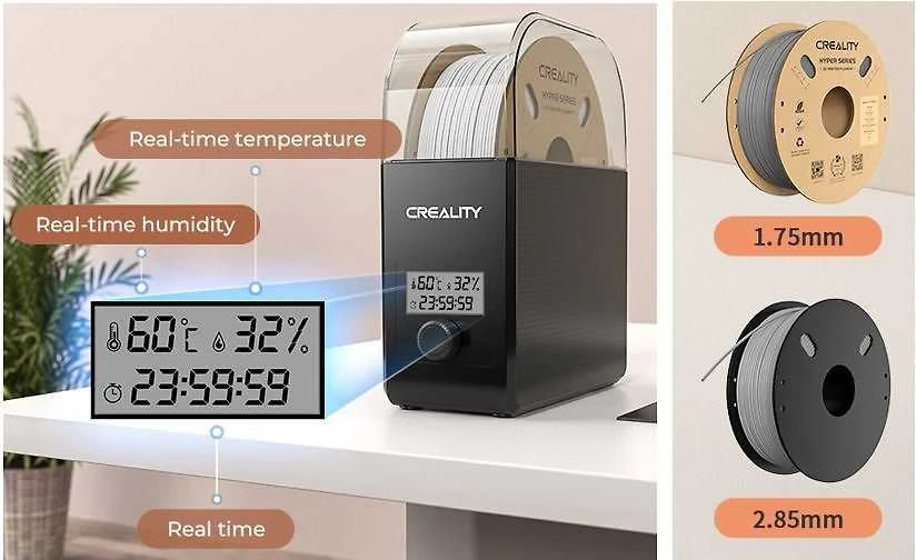 3D plastiko džiovintuvas 2.0 reguliuojama temperatūra 45℃-65℃ CREALITY