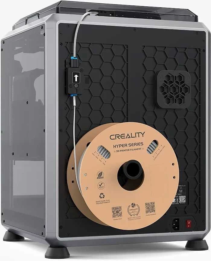 Creality K1C 3D spausdintuvas su gijos rite gale