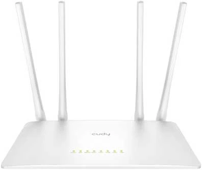Belaidis Maršrutizatorius - Cudy WR1200 Dual-band 867 Mbit/s Greitas Ethernet 4 Antenos Baltas