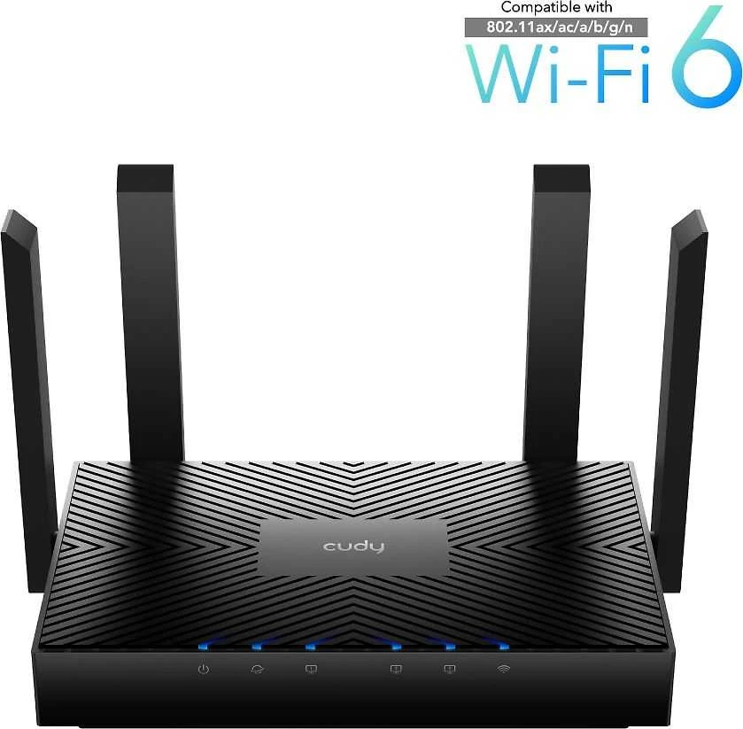 Maršrutizatorius Cudy WR3000 Gigabit Dual-Band 2.4/5 GHz, Juodas (V 1.0)