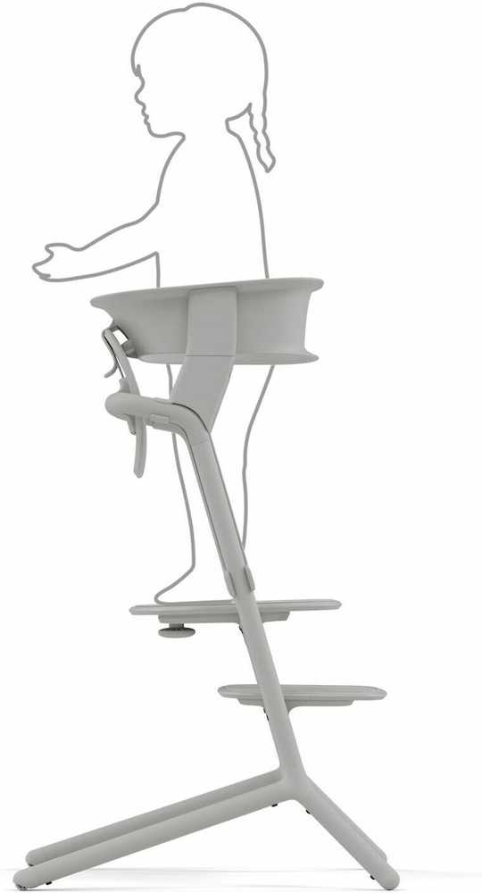 Cybex mokymosi bokštelis kėdei Lemo Learning Tower Set, Suede Pilkas