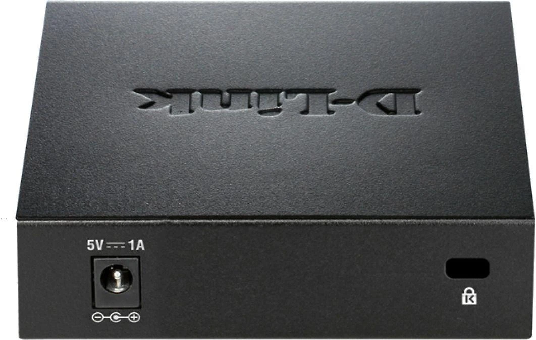 Šakotuvas D-LINK 5 prievadų 10/100 metalinio korpuso stalinio kompiuterio jungiklis