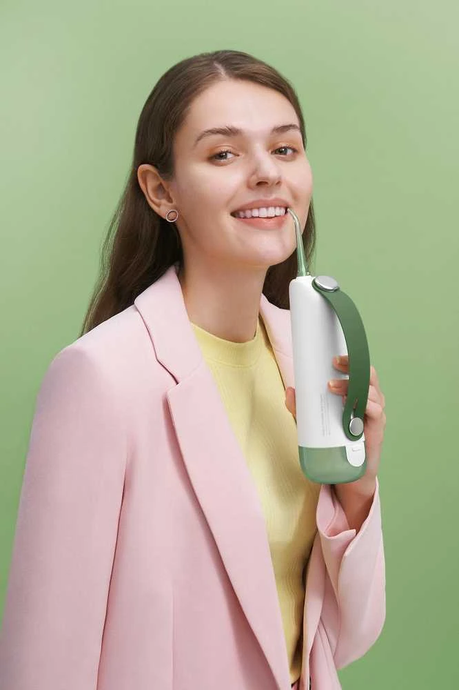 Oclean W10 Oral Irrigator burnos irigatorius, rožinis