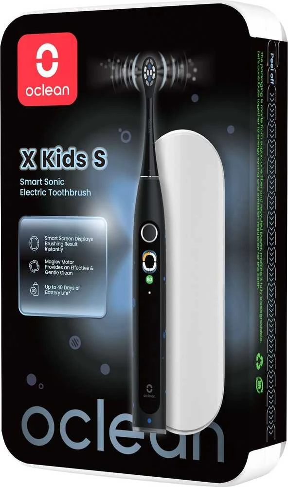Oclean X Kids S Elektrinis dantų šepetėlis Juodas